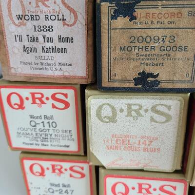 Lot 49: Player Piano Rolls 