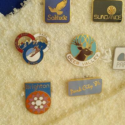 Lot 50: Vintage Collectible Ski Pins