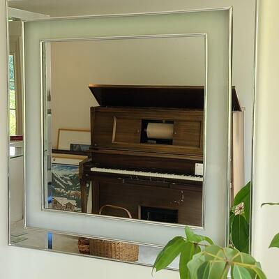 Lot 51: Vintage Chrome Mirror