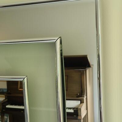 Lot 51: Vintage Chrome Mirror