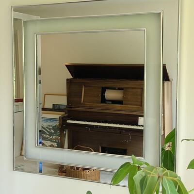 Lot 51: Vintage Chrome Mirror