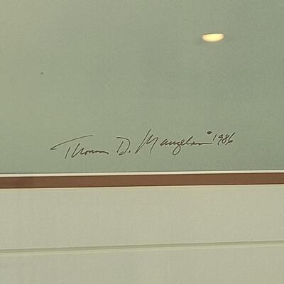 Lot 53: Signed Thomas Mangelsen "Morning Light" Bull Elk Artwork & More 
