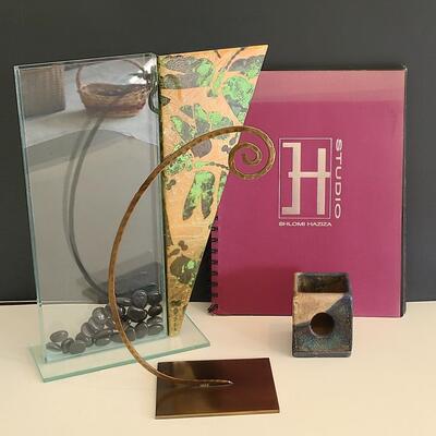 Lot 57: Shlomi Haziza Studio Artist Book, & Handmade Artists Works 