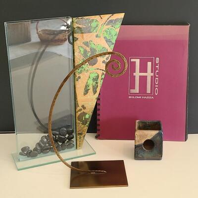 Lot 57: Shlomi Haziza Studio Artist Book, & Handmade Artists Works 