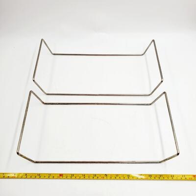 THE PAMPERED CHEF WIRE RACK/HOLDERS FOR STONEWARE BUNDLE OF 2