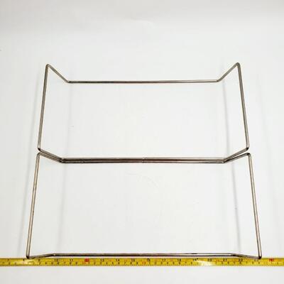 THE PAMPERED CHEF WIRE RACK/HOLDERS FOR STONEWARE BUNDLE OF 2