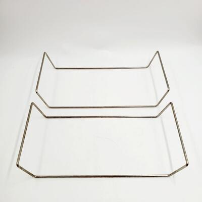 THE PAMPERED CHEF WIRE RACK/HOLDERS FOR STONEWARE BUNDLE OF 2