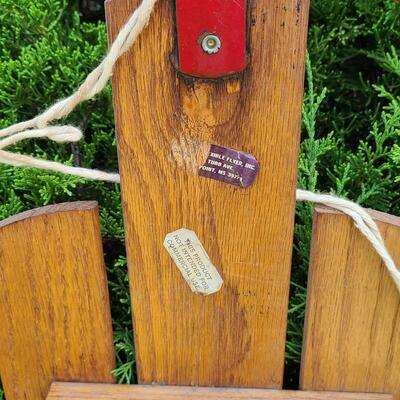 Lot 58: Tall Flexible Flyer Vintage Sled