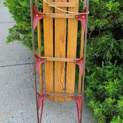 Lot 58: Tall Flexible Flyer Vintage Sled