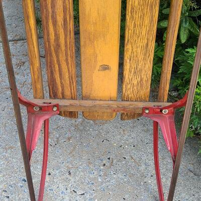 Lot 59: Small Flexible Flyer III Vintage Sled 