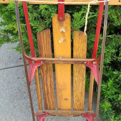 Lot 59: Small Flexible Flyer III Vintage Sled 