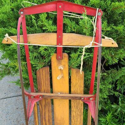 Lot 59: Small Flexible Flyer III Vintage Sled 