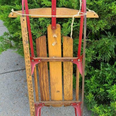 Lot 59: Small Flexible Flyer III Vintage Sled 