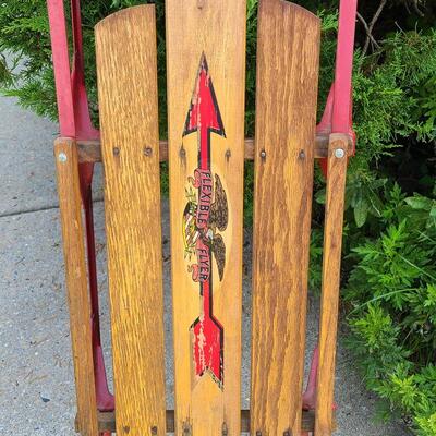 Lot 59: Small Flexible Flyer III Vintage Sled 