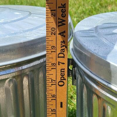 Lot 60: Galvanized Steel 10 gallon Seed Storage