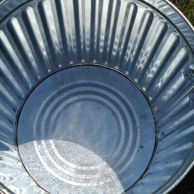 Lot 60: Galvanized Steel 10 gallon Seed Storage