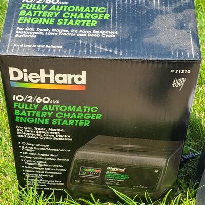 Lot 65: New In Box Diehard Battery Charger Engine Starter. 