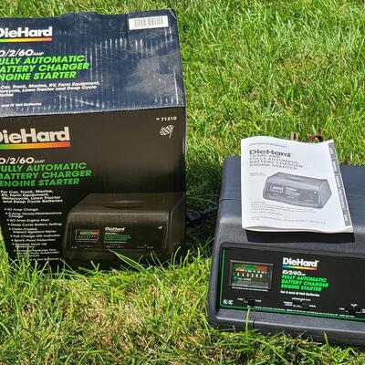 Lot 65: New In Box Diehard Battery Charger Engine Starter. 