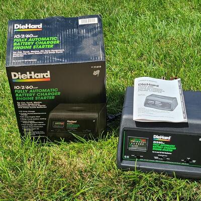 Lot 65: New In Box Diehard Battery Charger Engine Starter. 
