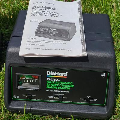 Lot 65: New In Box Diehard Battery Charger Engine Starter. 