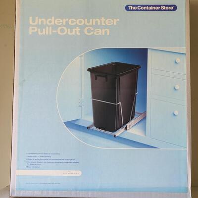 Lot 66: New In Box Container Store Undercounter Pull-out Can