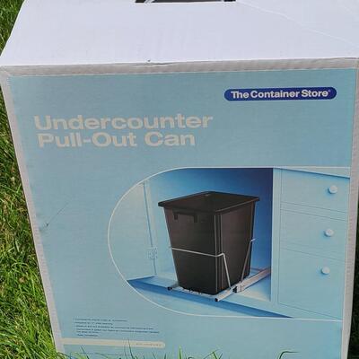 Lot 66: New In Box Container Store Undercounter Pull-out Can