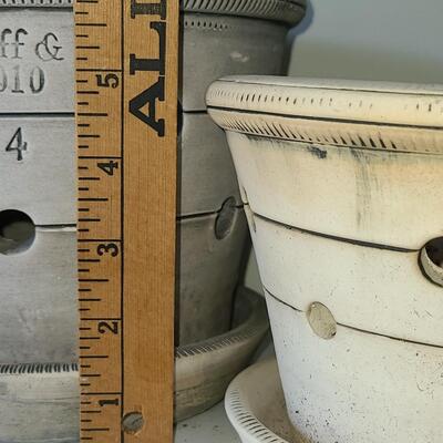 Lot 67: Collectible G. Wolff & Company Pottery Orchid Pots/Planters 