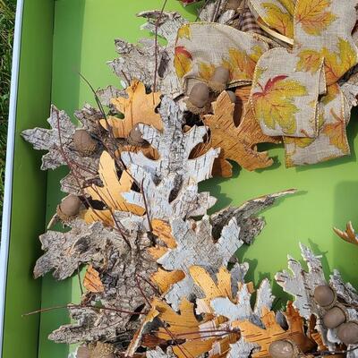 Lot 71: Fall & Spring Designer Wreaths 