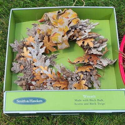 Lot 71: Fall & Spring Designer Wreaths 