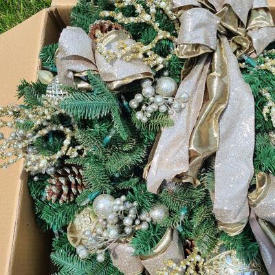 Lot 72: Designer Fall and Winter Wreaths 