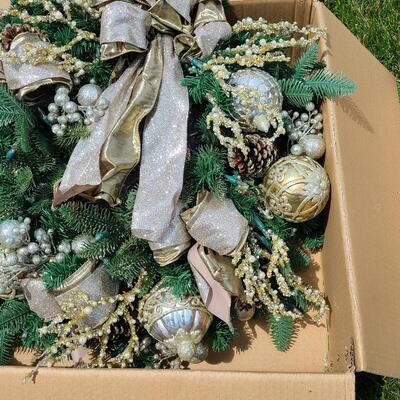 Lot 72: Designer Fall and Winter Wreaths 