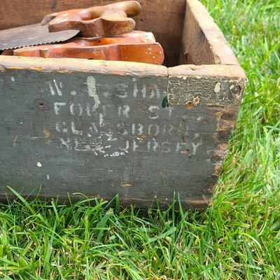 Lot G3: Large Carpenters Box w/Tools