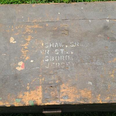 Lot G3: Large Carpenters Box w/Tools