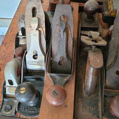 Lot 77: Bench Planes, Sharpening Stones, Industrial Storage and More 