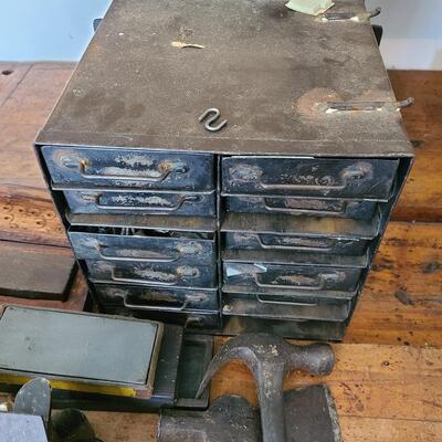 Lot 77: Bench Planes, Sharpening Stones, Industrial Storage and More 