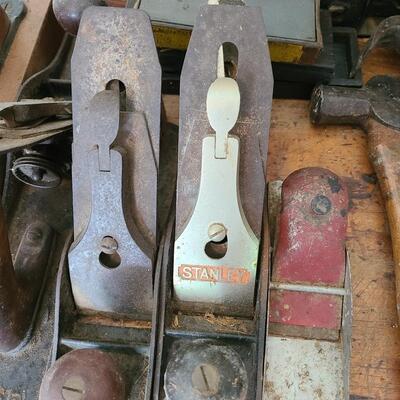 Lot 77: Bench Planes, Sharpening Stones, Industrial Storage and More 