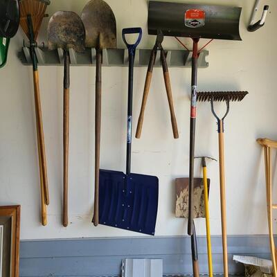Lot 78: Yard Tools & Storage 