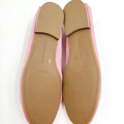 GIANNI BINI SOFT PINK VICTROLA 684 SIZE 10M LOAFERS MADE IN BRAZIL WITH ORIGINAL BOX