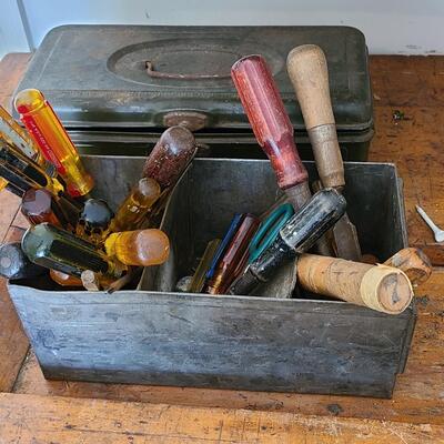 Lot 80: Richard Wilcox Vise, Butcher Block Work Bench & More 