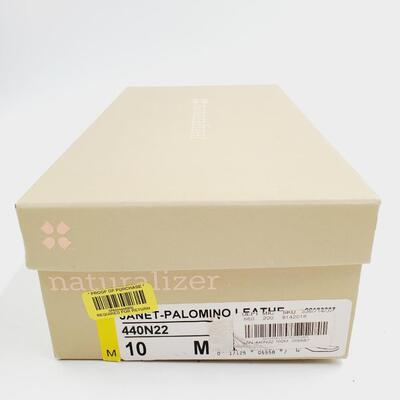 NATURALIZER "JANET" PALOMINO LEATHER SIZE 10M