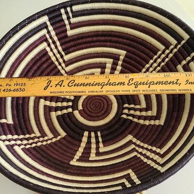 Lot 88: Rwanda Path To Peace Tribal Basket, Tribal Arts and More 