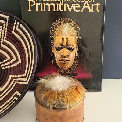 Lot 88: Rwanda Path To Peace Tribal Basket, Tribal Arts and More 