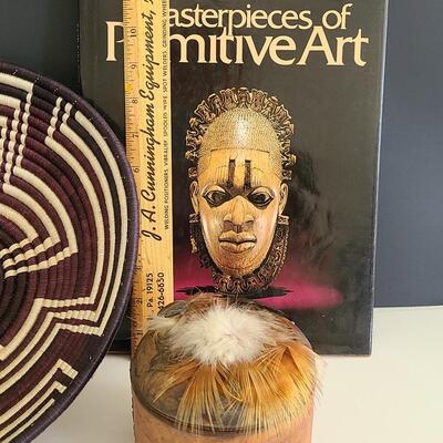 Lot 88: Rwanda Path To Peace Tribal Basket, Tribal Arts and More 