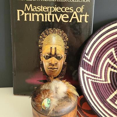Lot 88: Rwanda Path To Peace Tribal Basket, Tribal Arts and More 