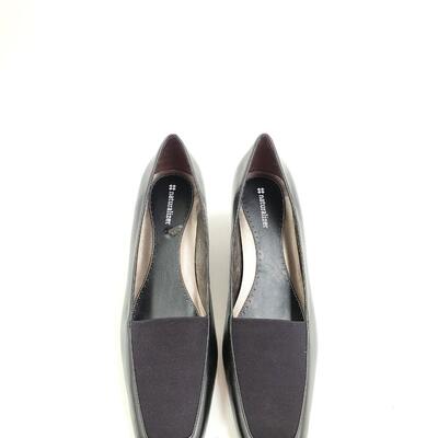 NATURALIZER "JANET" BLACK LEATHER HEELS SIZE 10M