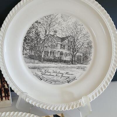 Lot 123: Vintage Glassboro Plates and Glassboro Images In America Book