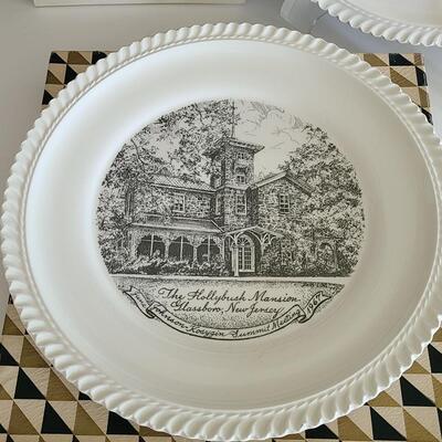Lot 123: Vintage Glassboro Plates and Glassboro Images In America Book
