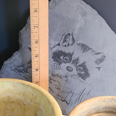 Lot 180: Irish Marble Coasters, Pottery, Slate and More 