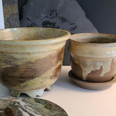 Lot 180: Irish Marble Coasters, Pottery, Slate and More 