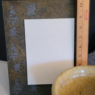 Lot 180: Irish Marble Coasters, Pottery, Slate and More 